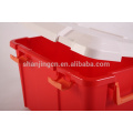 Heavy Duty easy move colorful Plastic Storage Box For Car Homeware Storage Bin Wholesale plastic case